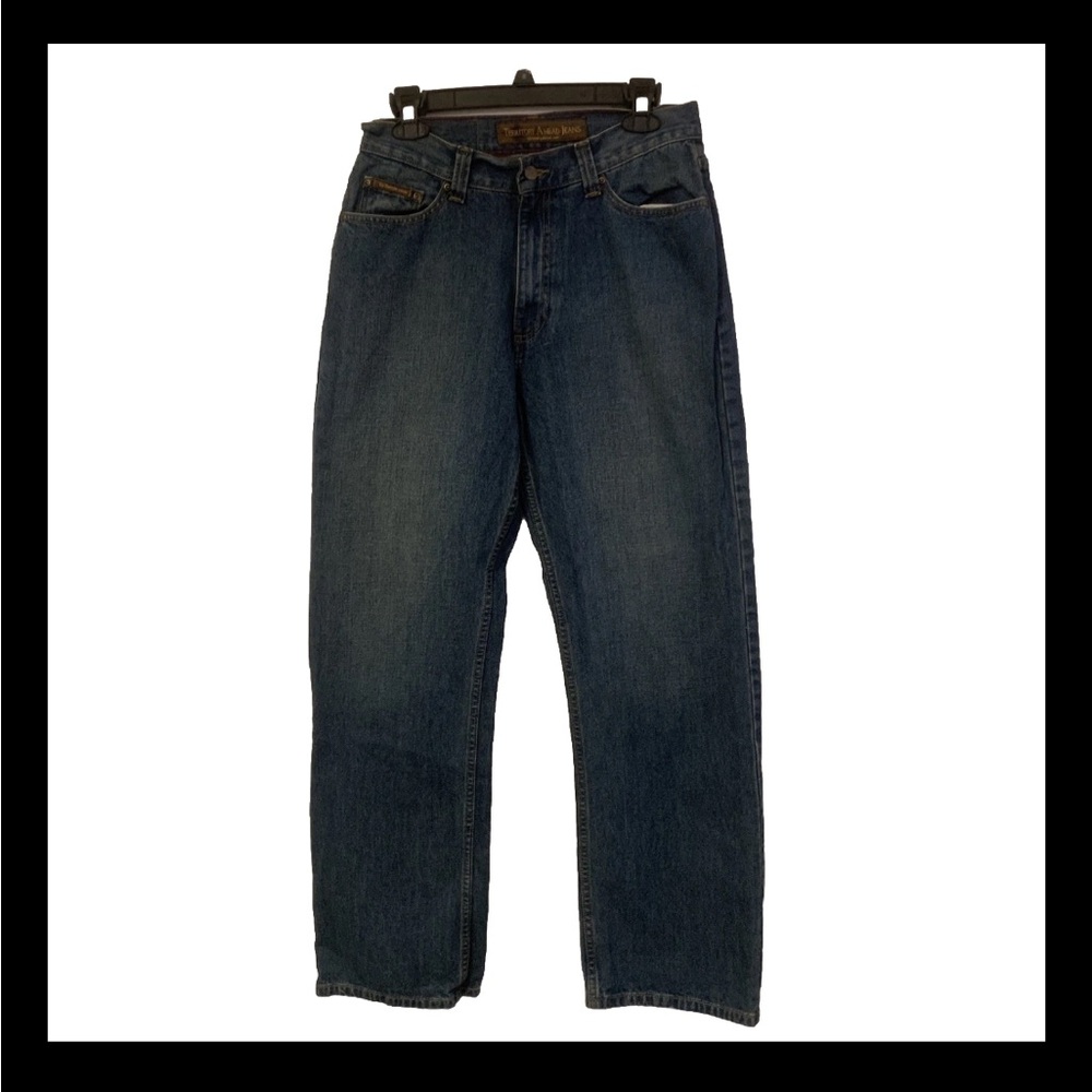 Territory Ahead Mens Jeans NWOT Medium Blue Stone Wash Sz 32x32 Mid Rise